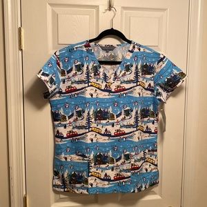 Brand New Serene Scrub Top…size M